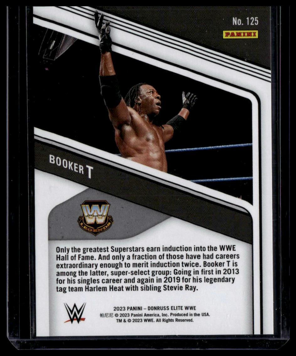 2023 Donruss Elite WWE #125 Booker T Orange #/49