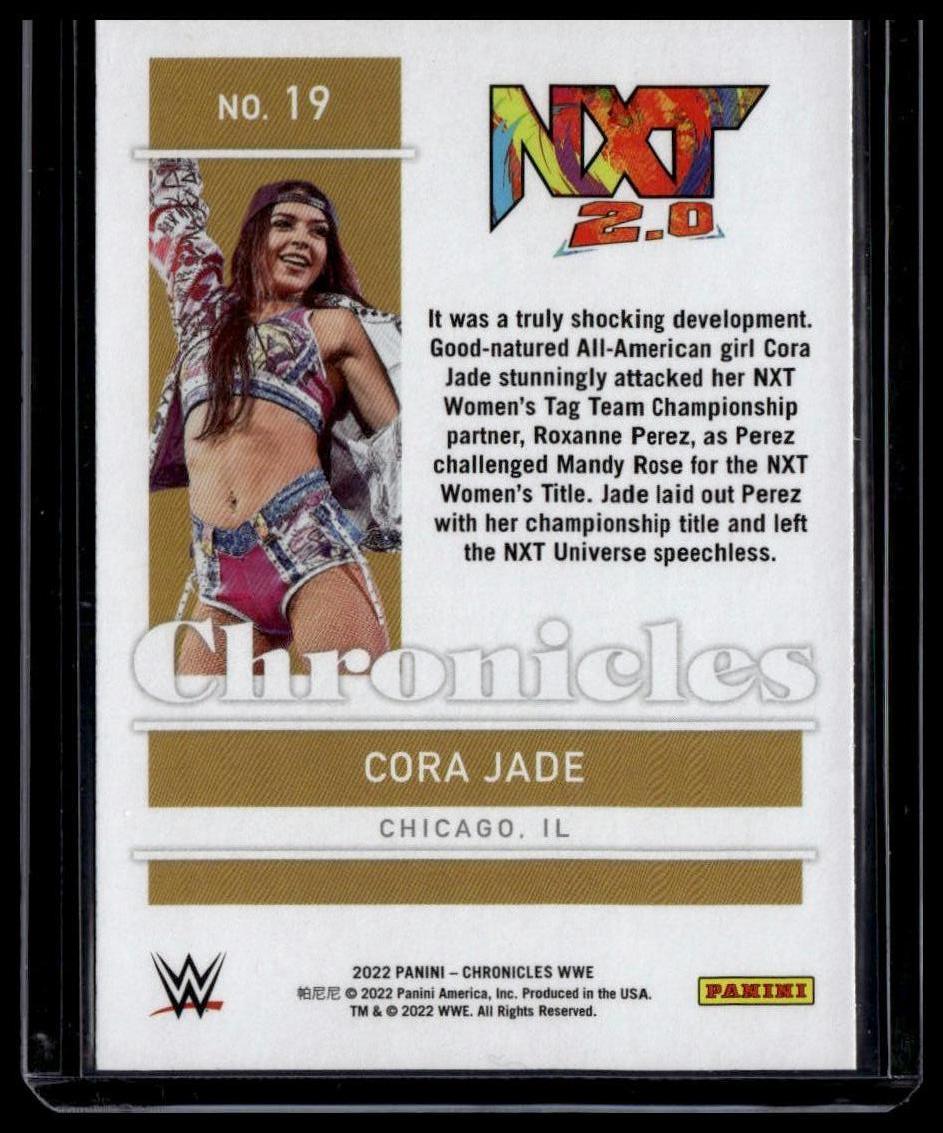 2022 Panini Chronicles WWE #19 Cora Jade Bronze