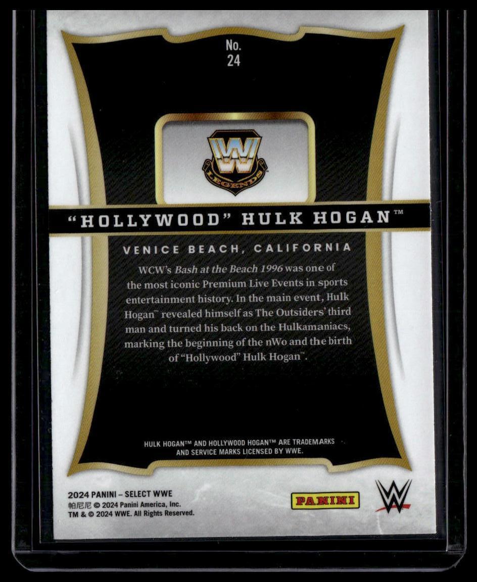 2024 Panini Select WWE #24 "Hollywood" Hulk Hogan Select Throwback