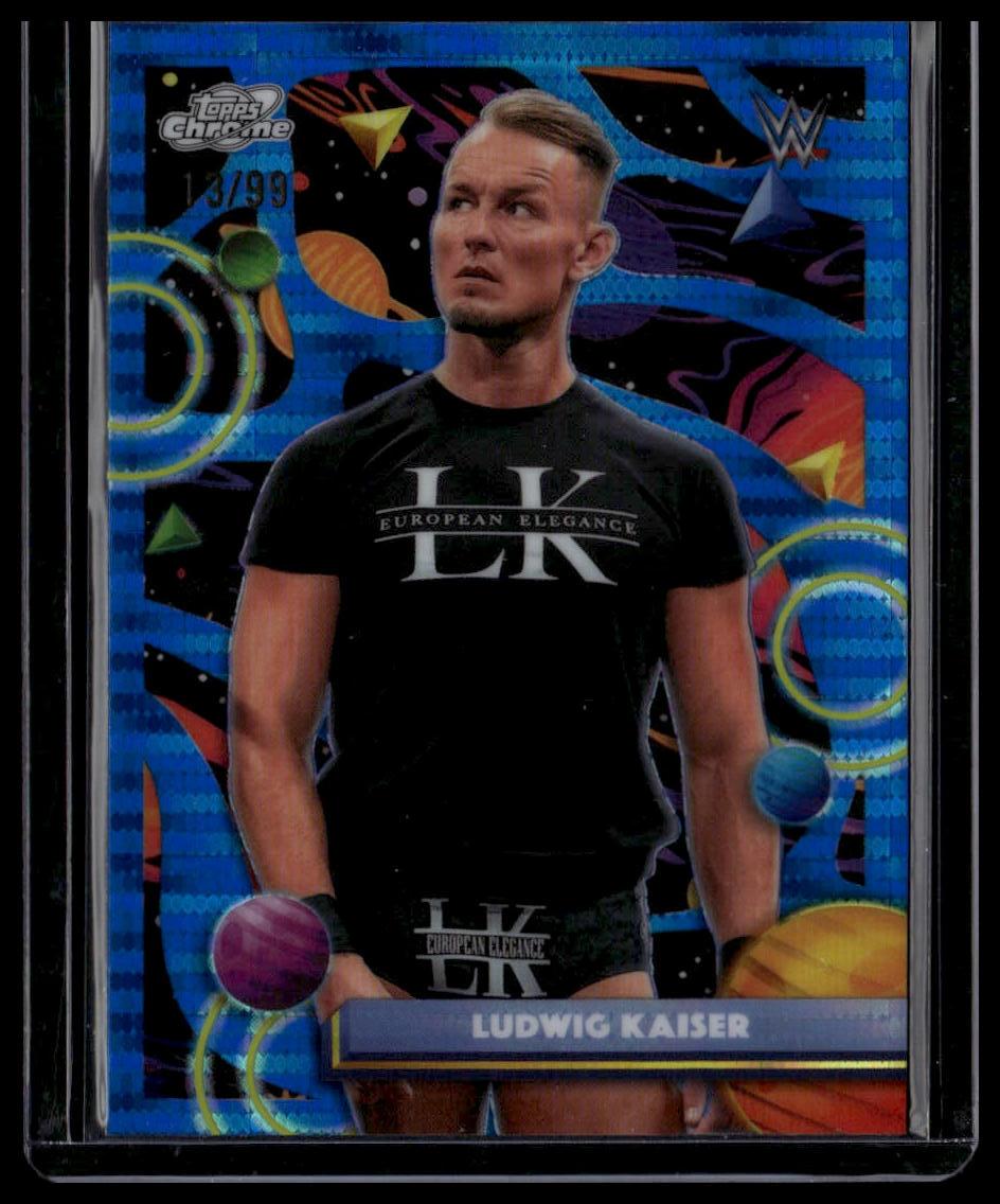 2026 Topps Chrome Cosmic #76 Ludwig Kaiser Blue Moon Refractor #/99
