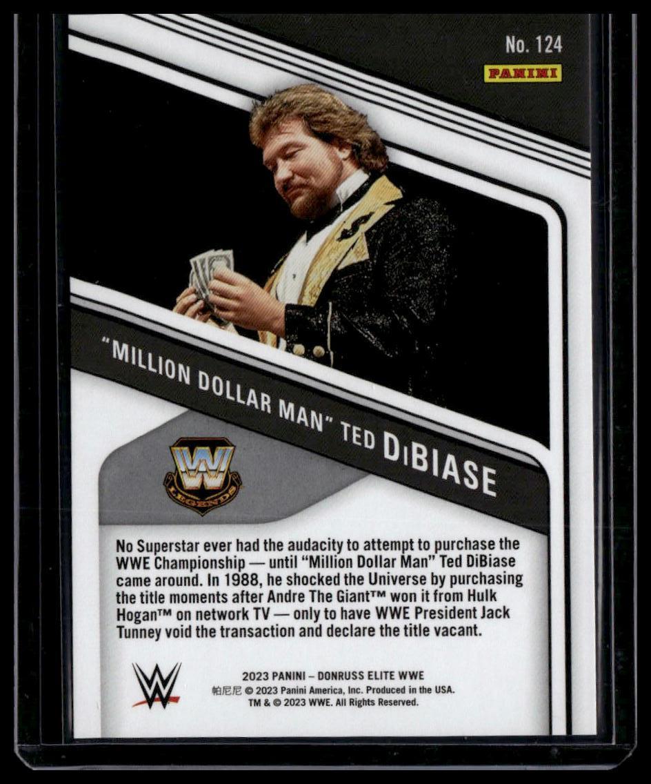 2023 Donruss Elite WWE #124 "Million Dollar Man" Ted DiBiase Status #/80