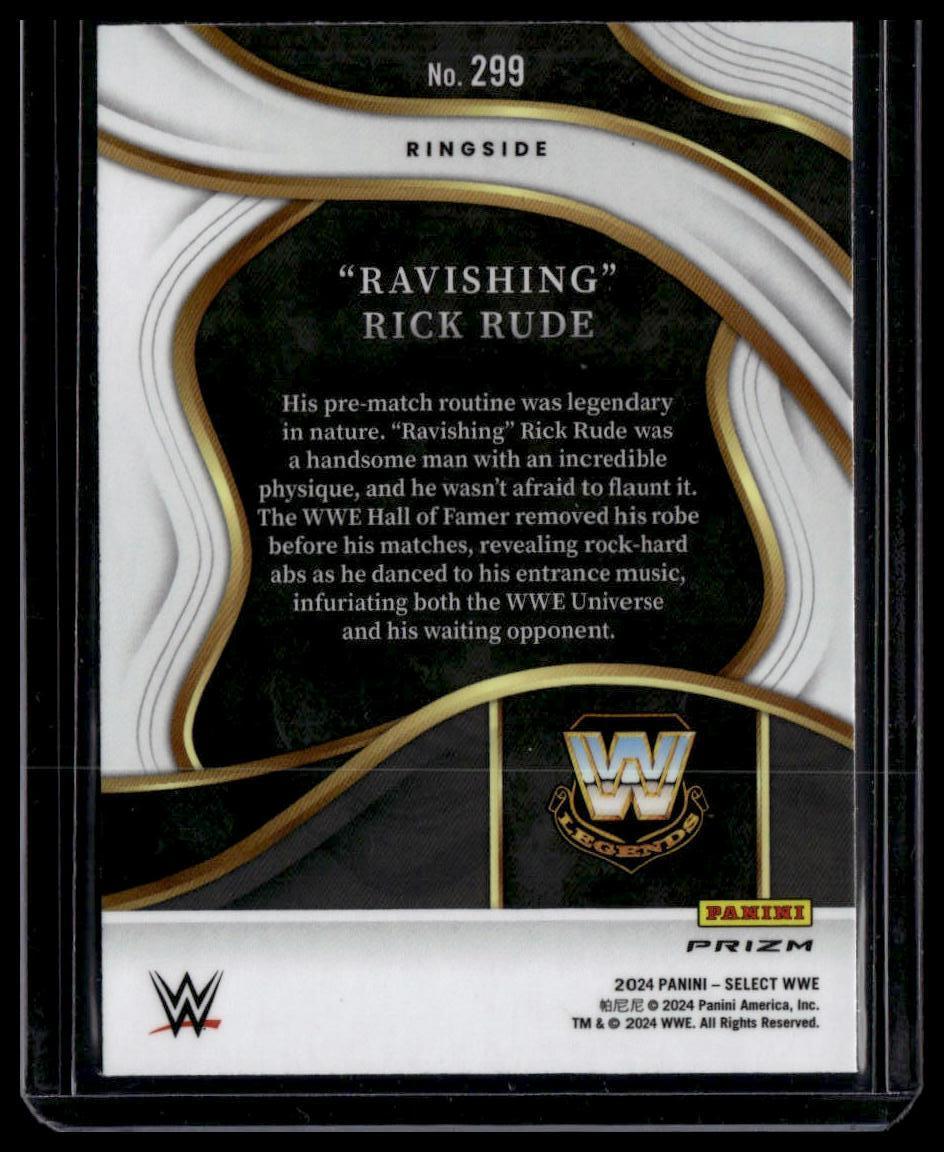 2024 Panini Select WWE #299 "Ravishing" Rick Rude Silver Prizms