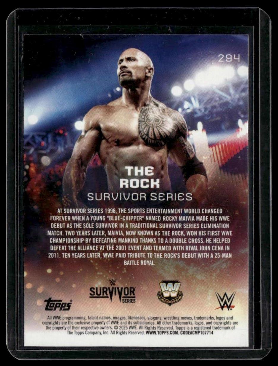 2025 Topps Universe WWE #294 The Rock Flare