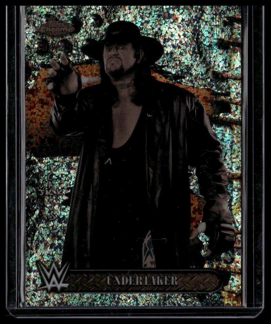 2025 Topps Chrome WWE x Cactus Jack #40 Undertaker Speckle Refractor #/299
