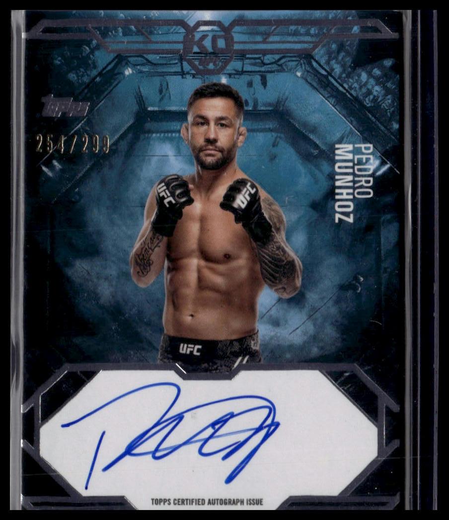 2025 Topps Knockout UFC #KA-PM Pedro Munhoz Knockout Autographs #/299