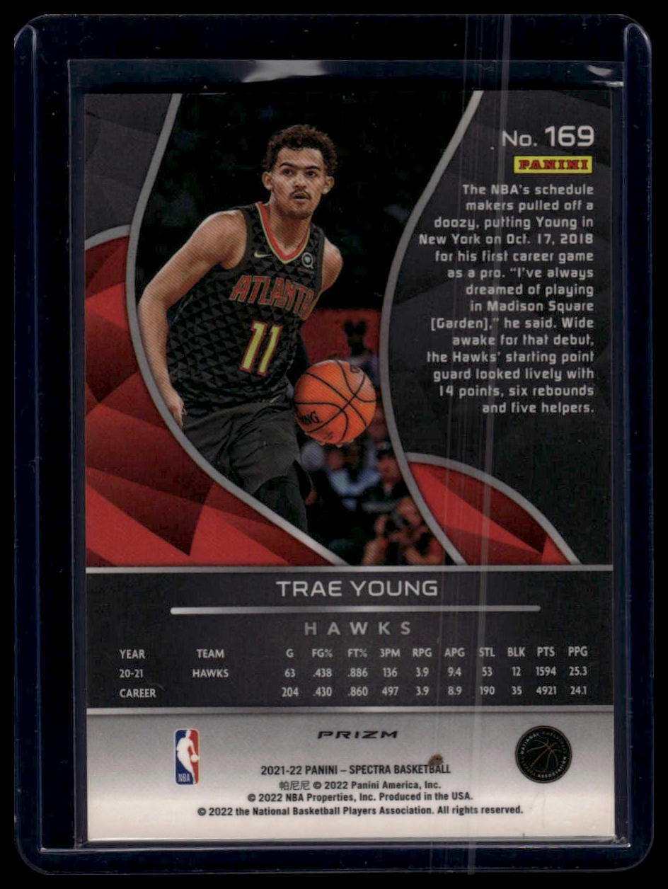 2021-22 Panini Spectra #169 Trae Young Asia