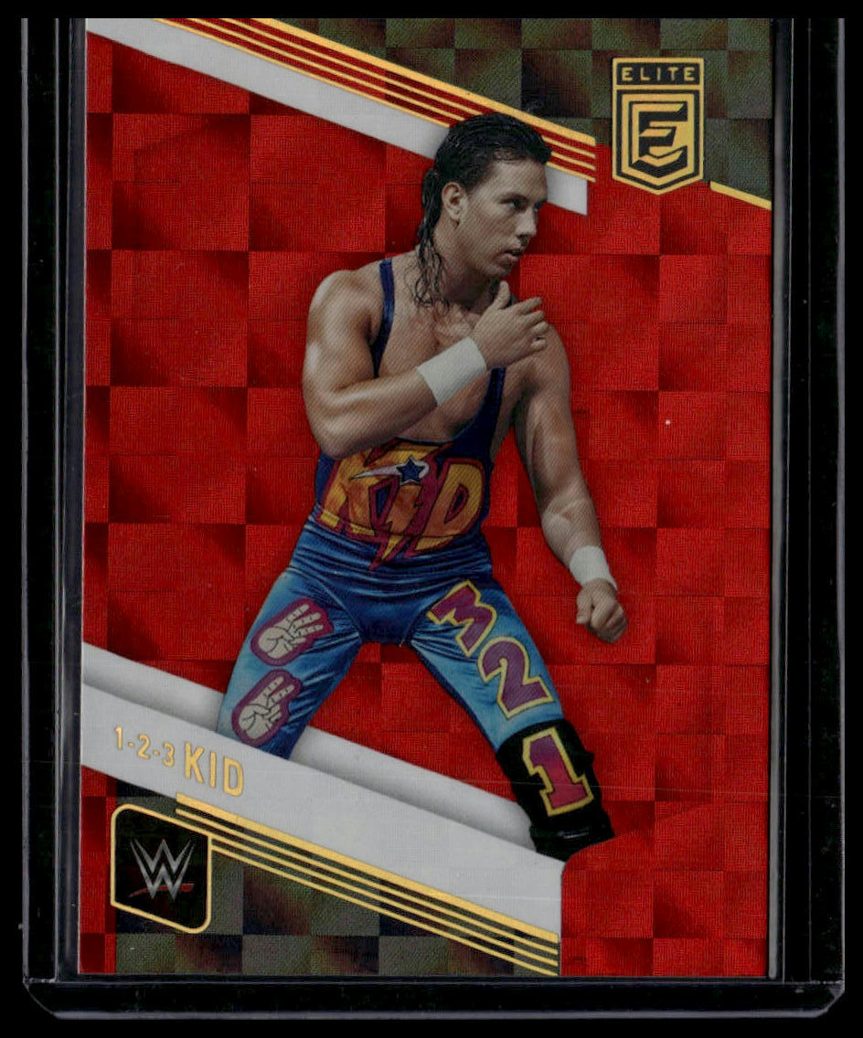 2023 Donruss Elite WWE #114 1-2-3 Kid Red