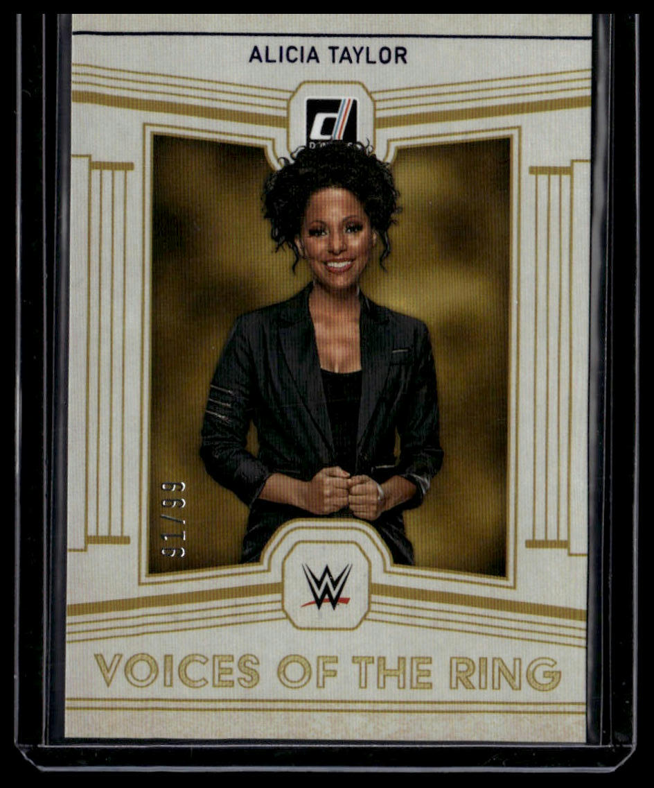 2023 Panini Chronicles WWE #195 Alicia Taylor Blue #/99