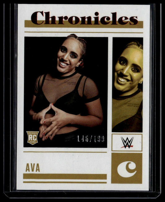 2023 Panini Chronicles WWE #77 Ava Red #/199
