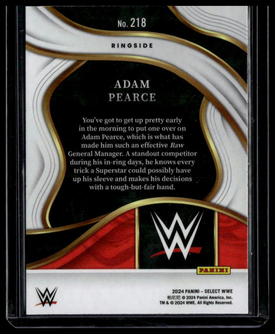 2024 Panini Select WWE #218 Adam Pearce