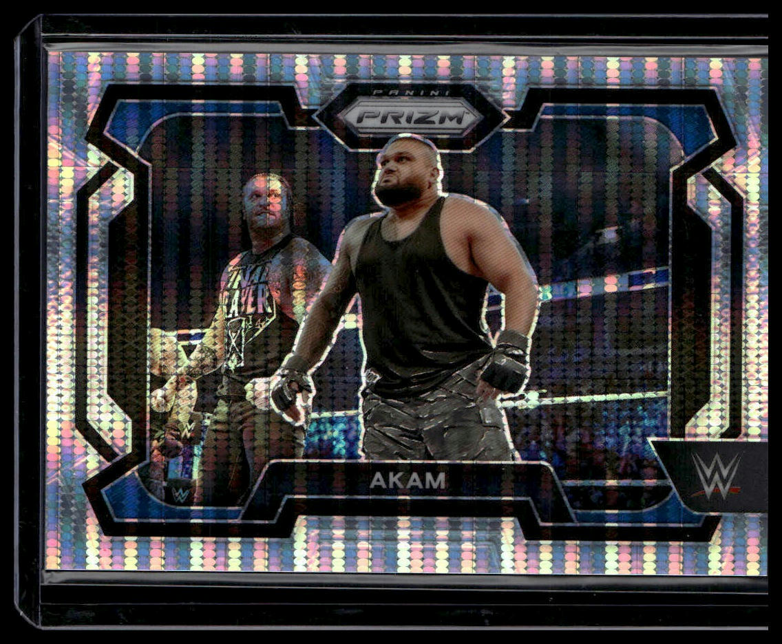2024 Panini Prizm WWE #24 Akam Pulsar Prizms #/499