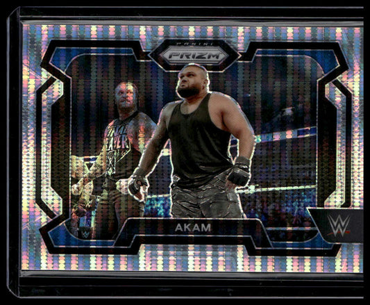 2024 Panini Prizm WWE #24 Akam Pulsar Prizms #/499