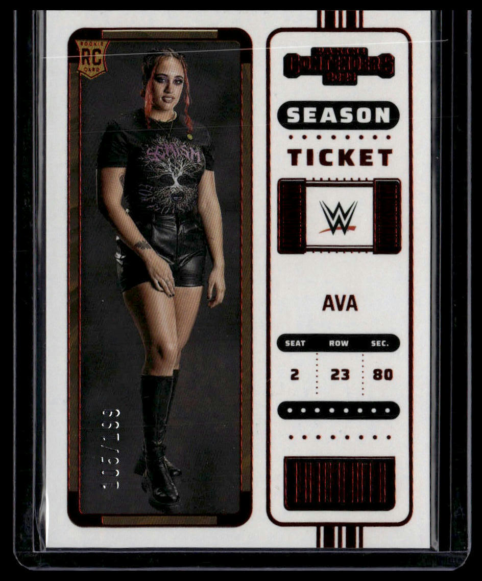 2023 Panini Chronicles WWE #115 Ava Red #/199
