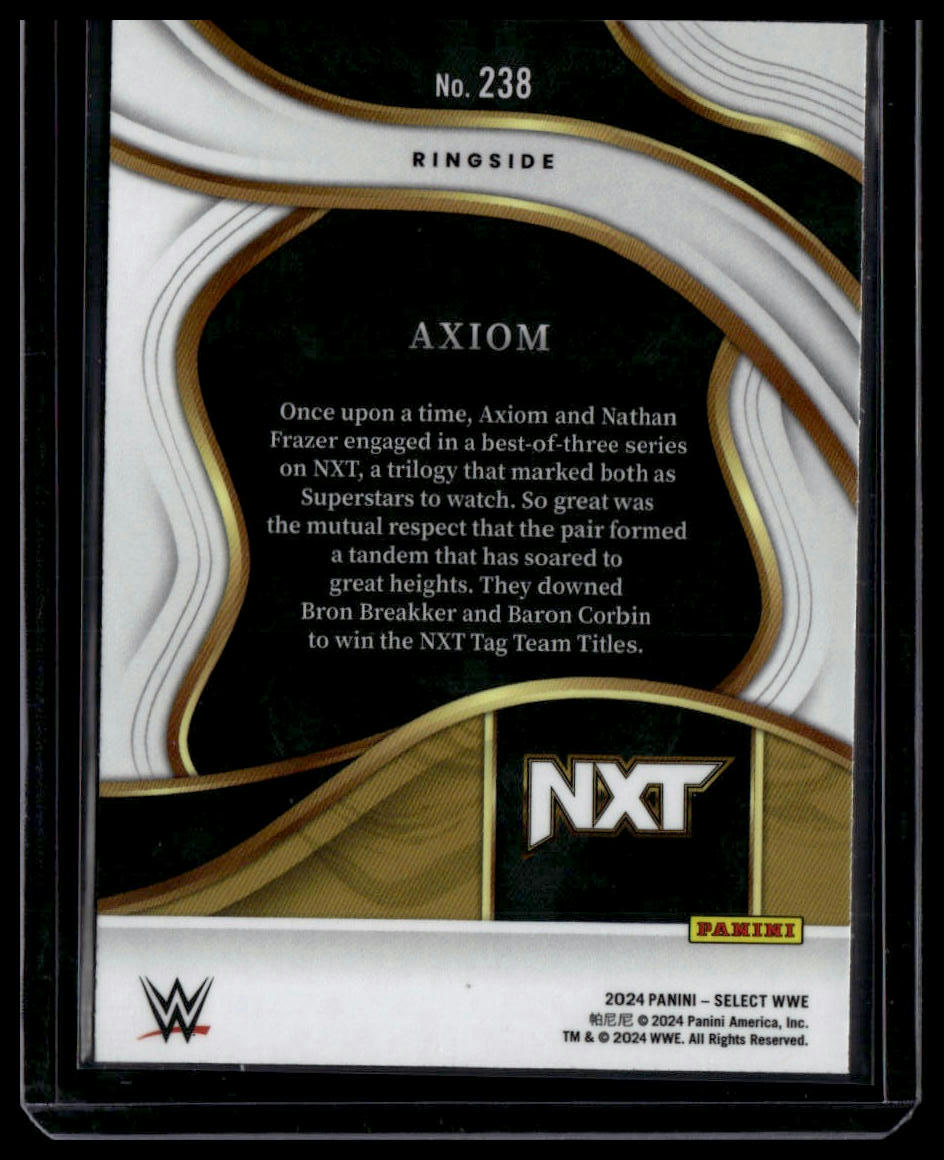 2024 Panini Select WWE #238 Axiom Red and Blue