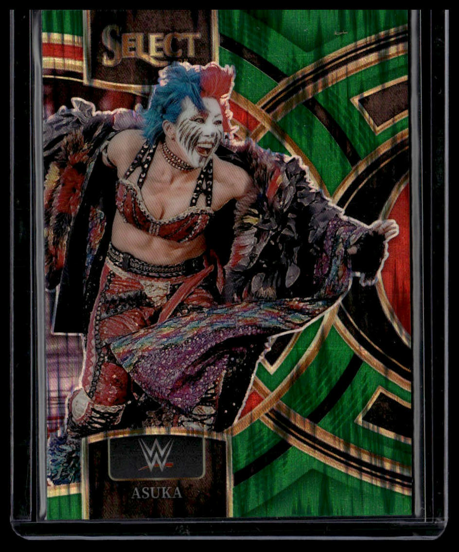 2024 Panini Select WWE #151 Asuka Green Flash Prizms