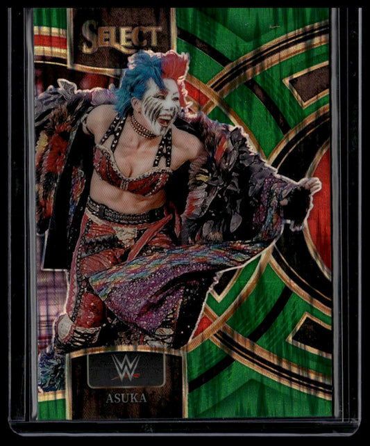 2024 Panini Select WWE #151 Asuka Green Flash Prizms