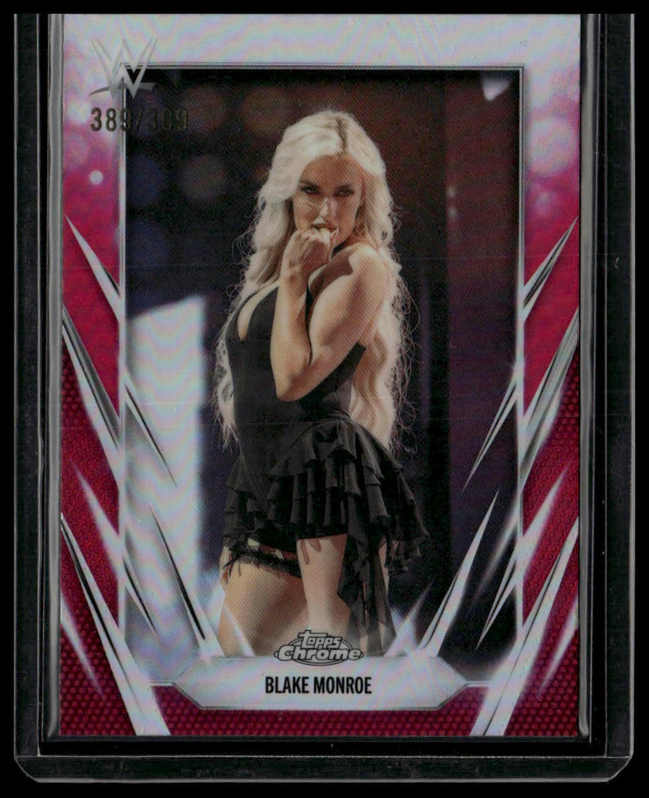 2026 Topps Chrome WWE #176 Blake Monroe Magenta Refractor #/399