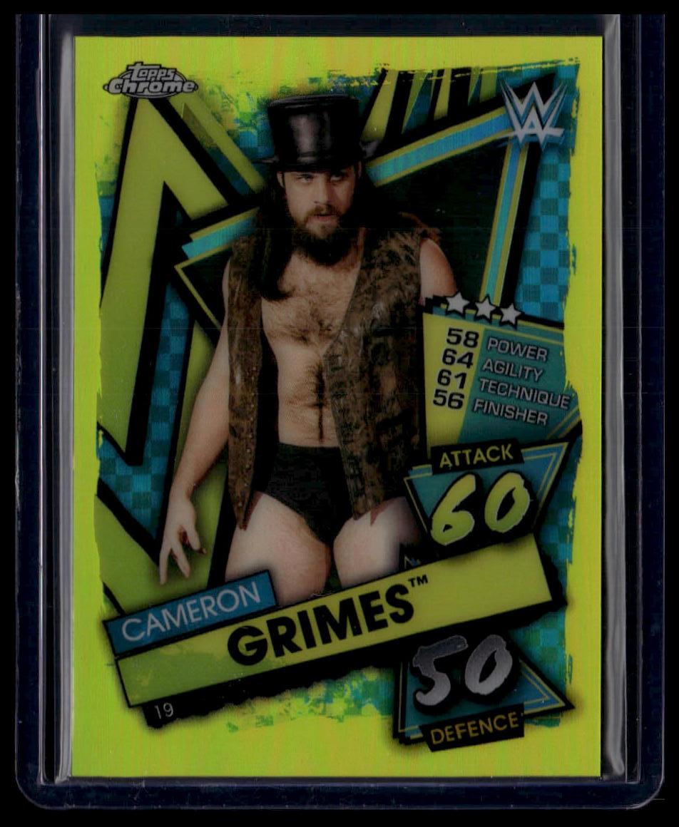 2021 Topps Slam Attax WWE #27 Cameron Grimes Yellow /99