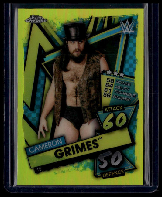 2021 Topps Slam Attax WWE #27 Cameron Grimes Yellow /99