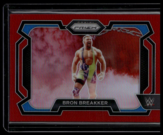 2024 Panini Prizm WWE #46 Bron Breakker Red Prizms #/299