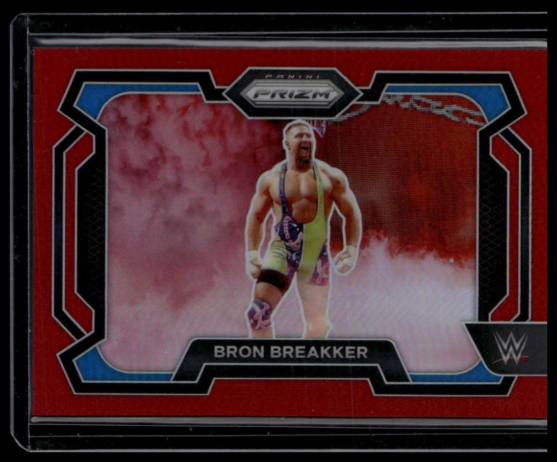 2024 Panini Prizm WWE #46 Bron Breakker Red Prizms #/299