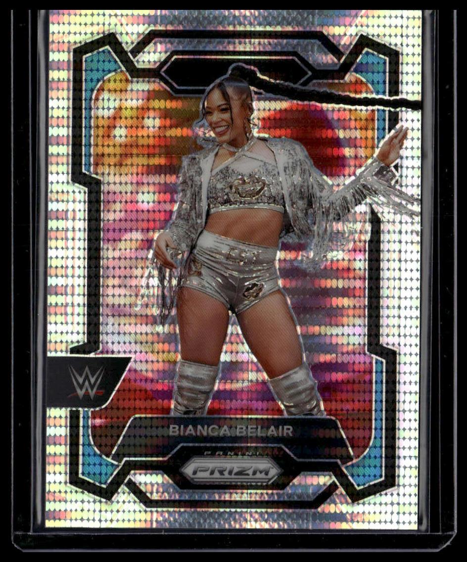 2024 Panini Prizm WWE #130 Bianca Belair Pulsar Prizms #/499
