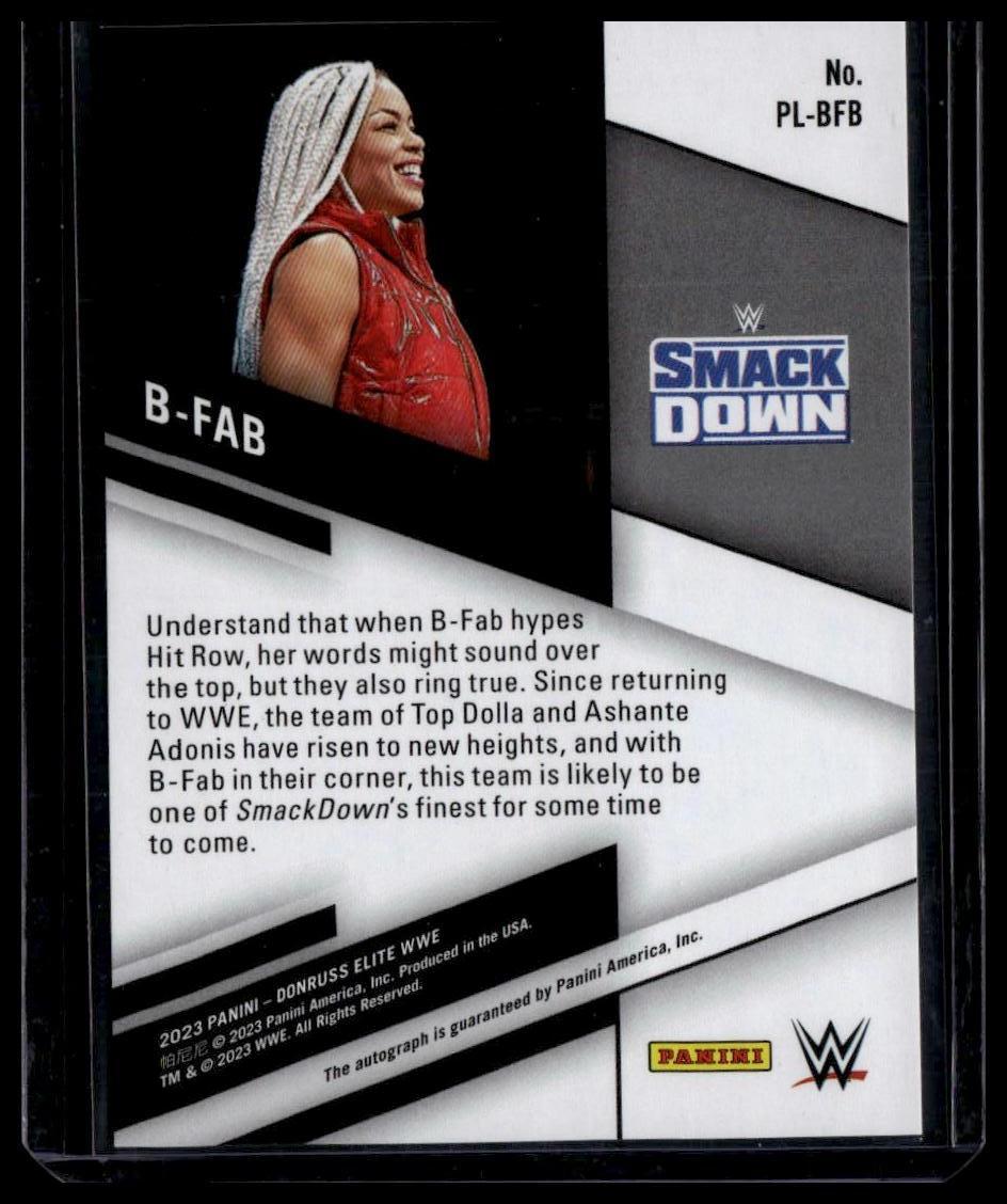 2023 Donruss Elite WWE #PL-BFB B-Fab Pen Pals