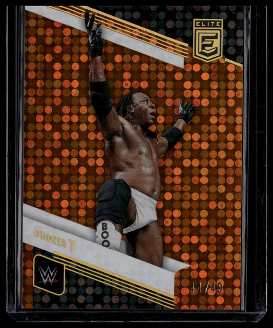 2023 Donruss Elite WWE #125 Booker T Orange #/49