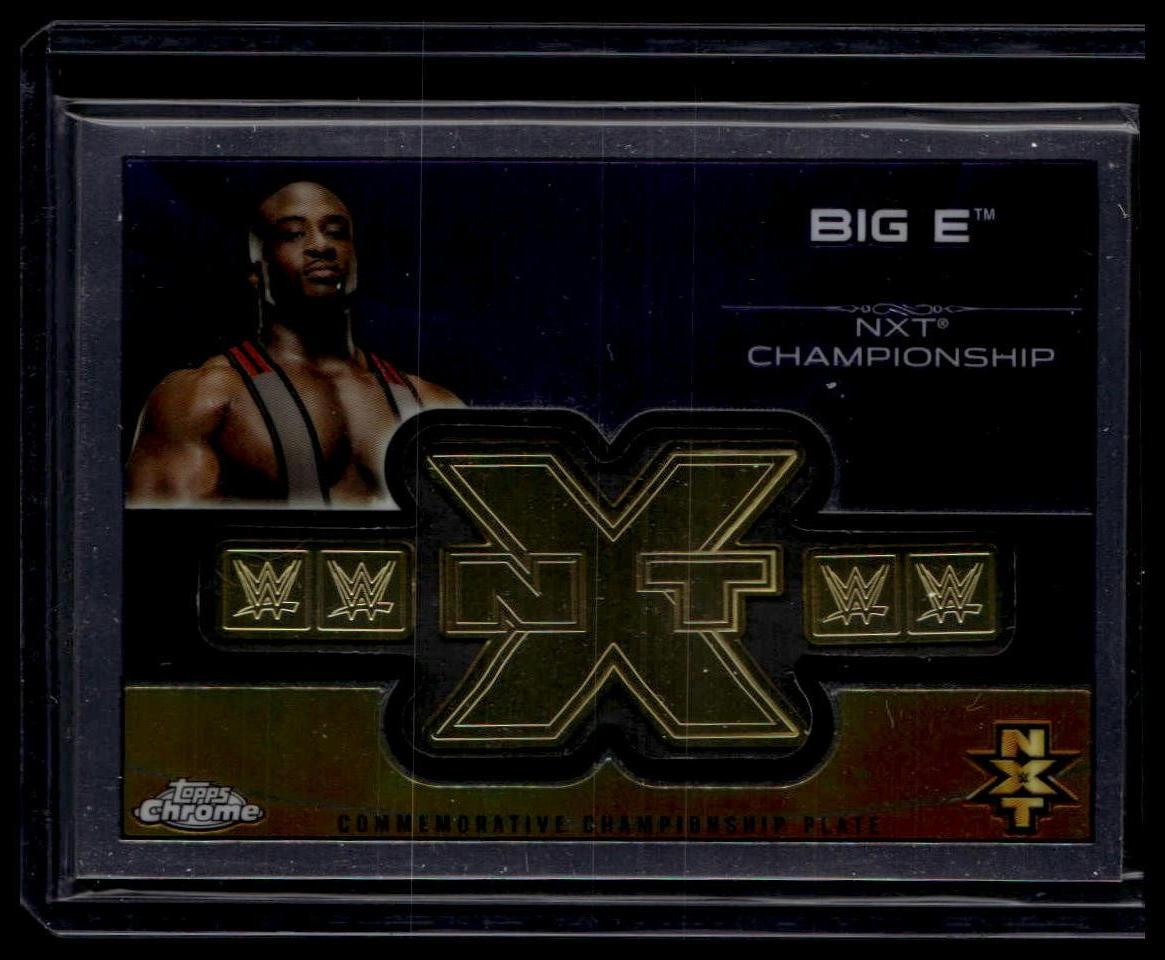 2015 Topps Chrome WWE #NNO Big E Commemorative Championship Plates