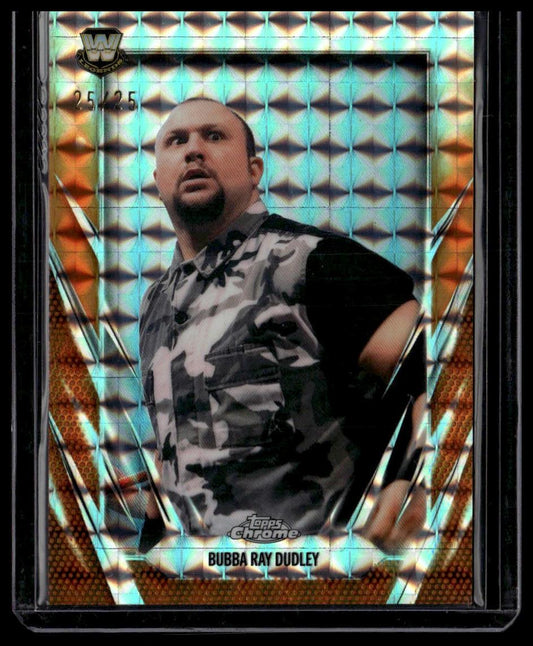 2026 Topps Chrome WWE #172 Bubba Ray Dudley Orange Refractor #/25