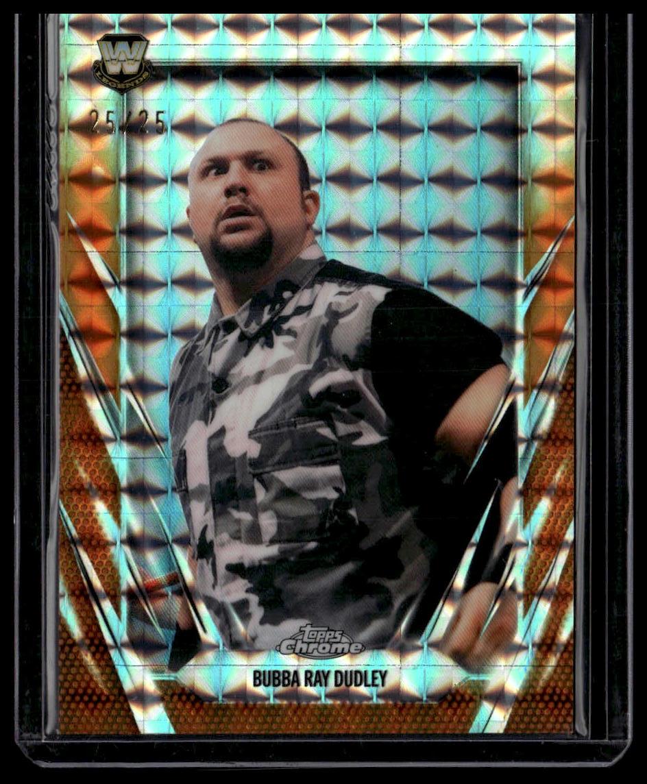 2026 Topps Chrome WWE #172 Bubba Ray Dudley Orange Refractor #/25
