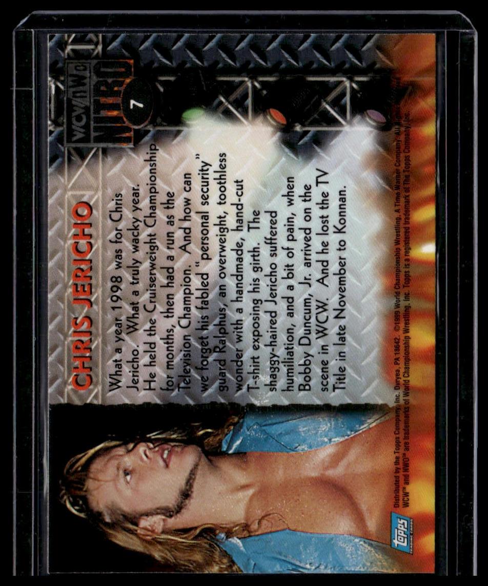 1999 Topps WCW/nWo Nitro #7 Chris Jericho
