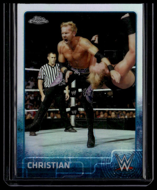 2015 Topps Chrome WWE #16 Christian Refractor