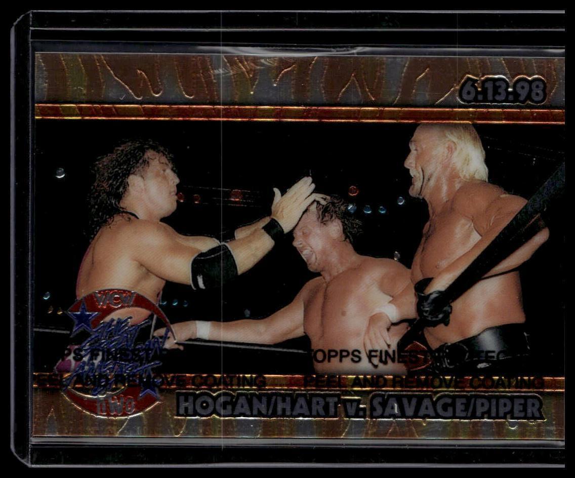 1999 Topps WCW/nWo Nitro #C6 Hart / Hogan / Piper / Savage Chrome