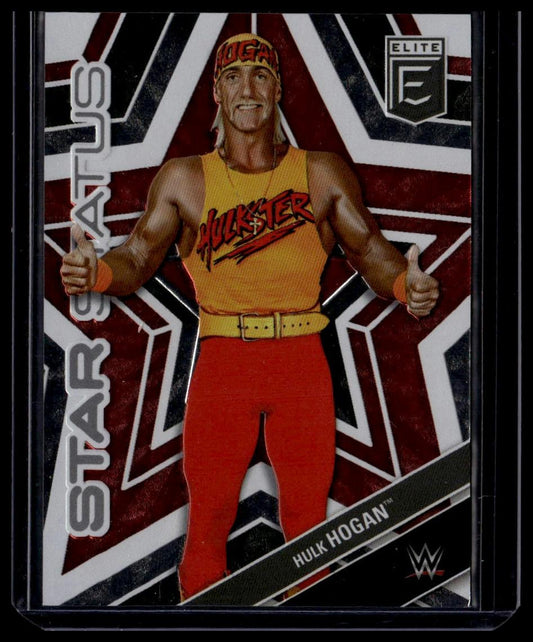 2023 Donruss Elite WWE #4 Hulk Hogan Star Status Red #/99
