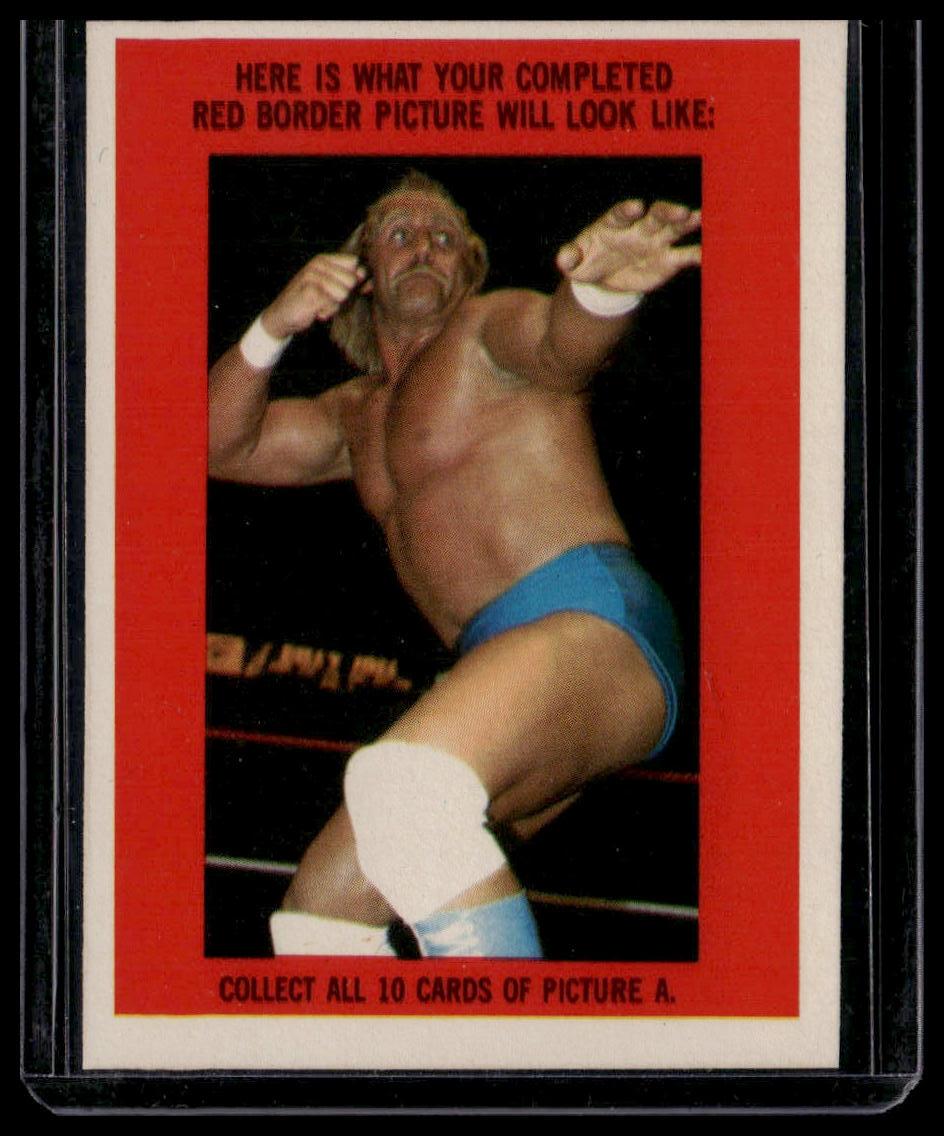 1985 Topps WWF Pro Wrestling Stars #11 Hulk Hogan Stickers