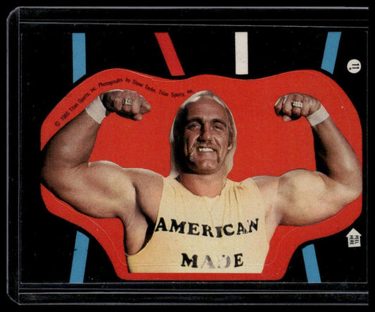 1985 Topps WWF Pro Wrestling Stars #11 Hulk Hogan Stickers