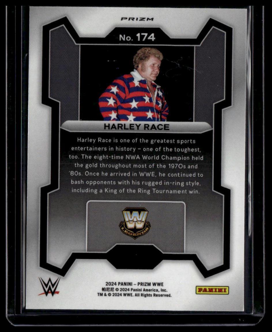 2024 Panini Prizm WWE #174 Harley Race Ruby Wave Prizms