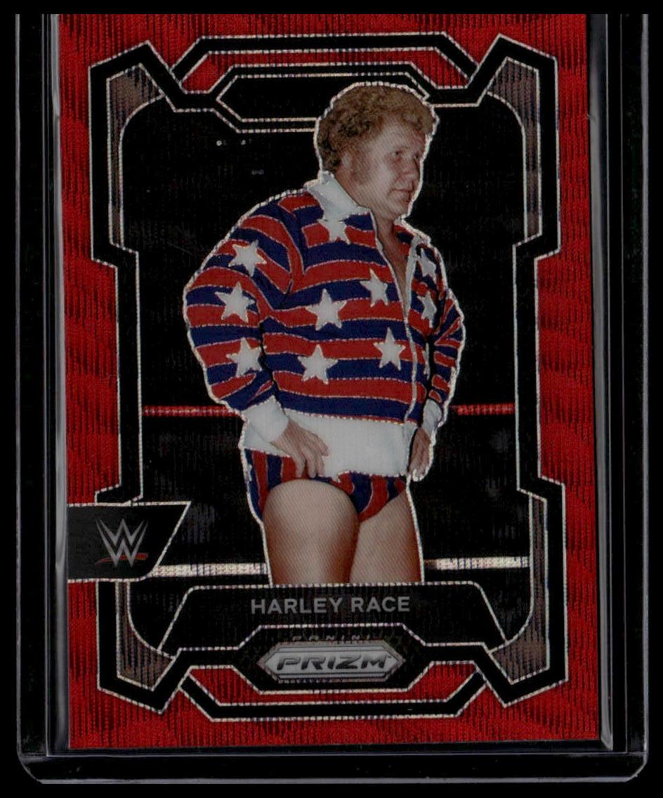 2024 Panini Prizm WWE #174 Harley Race Ruby Wave Prizms