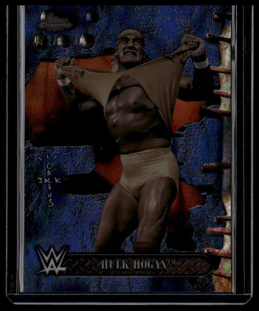 2025 Topps Chrome WWE x Cactus Jack #60 Hulk Hogan Purple #/250