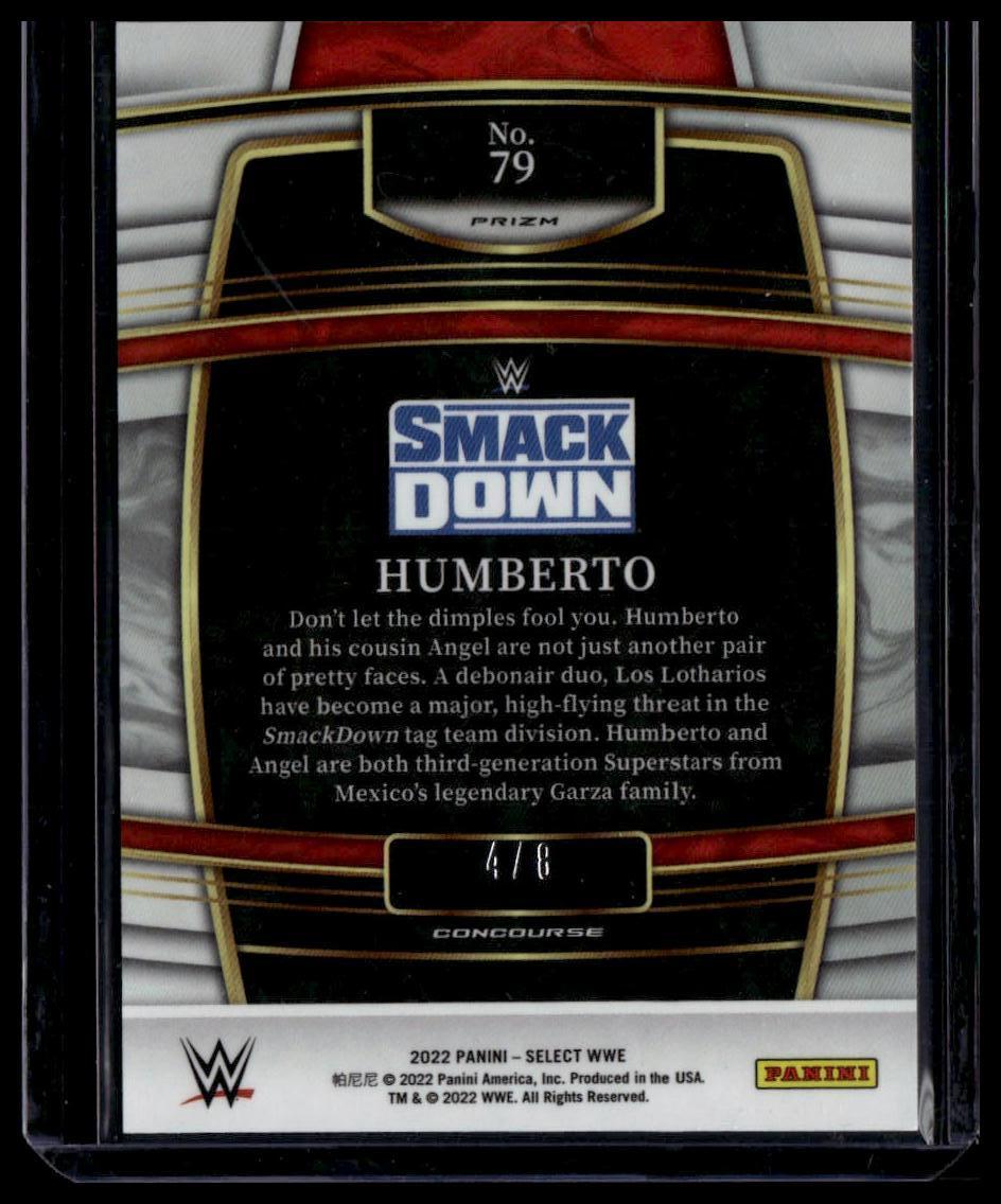 2022 Panini Select WWE #79 Humberto Lucky Envelopes Prizms #/8