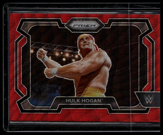 2024 Panini Prizm WWE #70 Hulk Hogan Red Prizms #/299