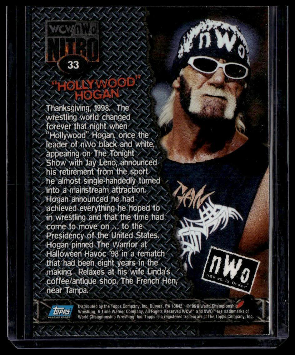 1999 Topps WCW/nWo Nitro #33 Hollywood Hogan