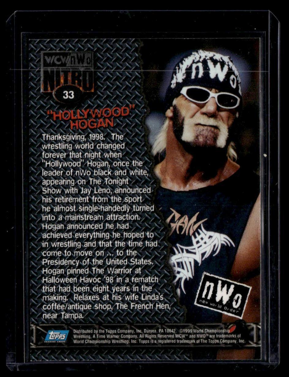 1999 Topps WCW/nWo Nitro #33 Hollywood Hogan