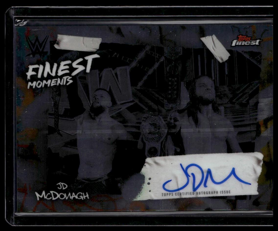 2025 Topps Finest WWE #FMS-JDM JD McDonagh Finest Moments Signatures