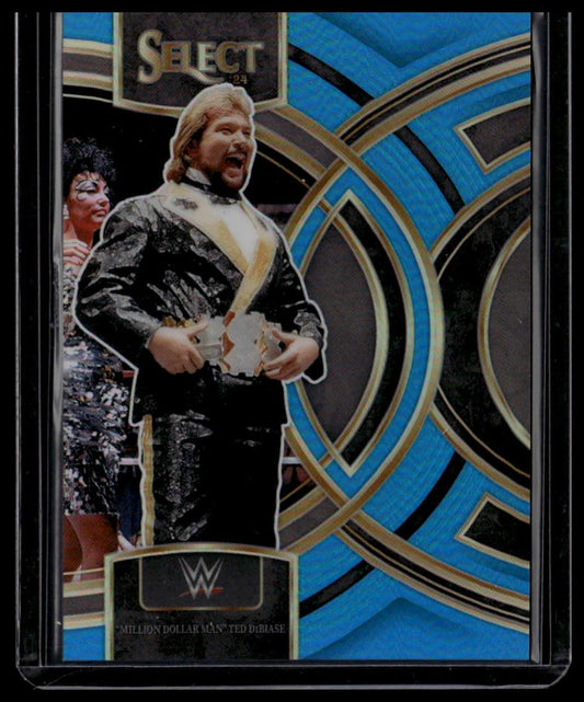 2024 Panini Select "Million Dollar Man" Ted DiBiase Light Blue Prizms #/249
