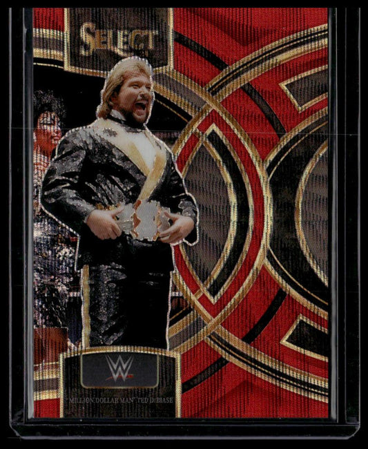 2024 Panini Select "Million Dollar Man" Ted DiBiase Red Wave Prizms #/99