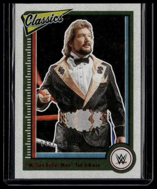 2023 Panini Chronicles WWE #149 "Million Dollar Man" Ted DiBiase Red #/199