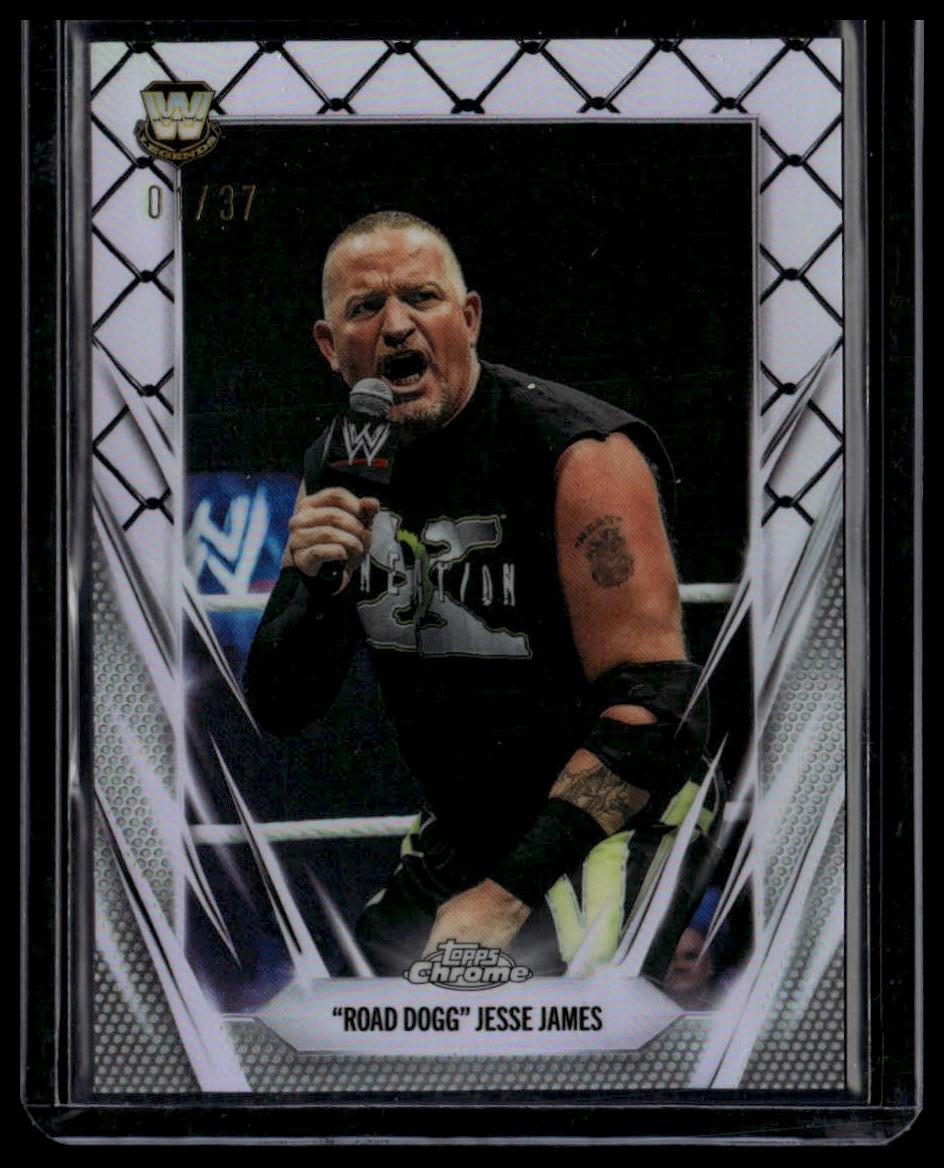 2026 Topps Chrome WWE #23 "Road Dogg" Jesse James Steel Cage Refractor #/37