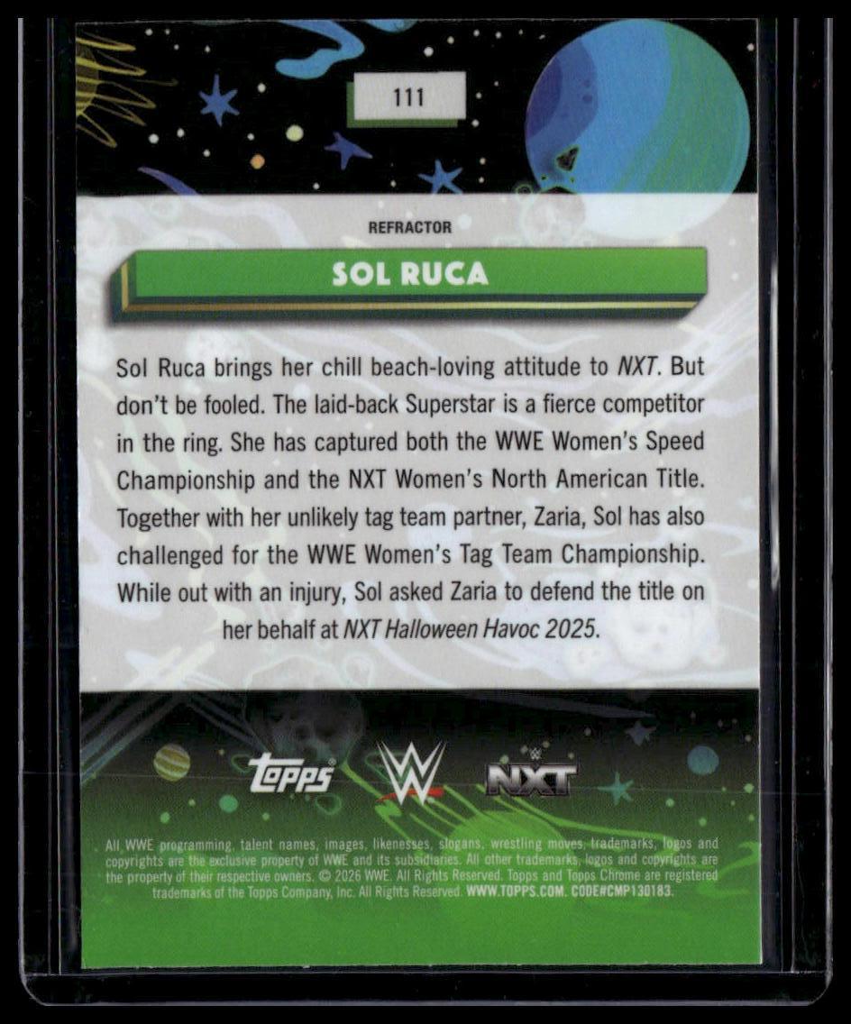 2026 Topps Chrome Cosmic #111 Sol Ruca Refractor
